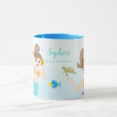 Mug Fête d'anniversaire de la Sirène et de ses amis (Centre)