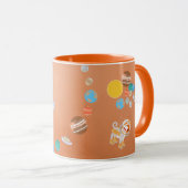 Mug Fête d'anniversaire de l'astronaute de Mars (Devant droit)