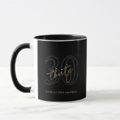 Mug Fête d'anniversaire des 30 ans de Black Gold Moder (Gauche)