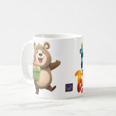 Mug Fête d'Anniversaire Enfant Fun (Devant gauche)