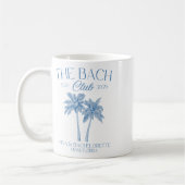 Mug Fête de Bachelorette personnalisée Plage Nuptial 2 (Gauche)