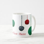 Mug Fête de bal en fer / Votre texte (Devant droit)