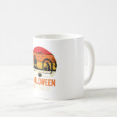 Mug Fête de chat d'Halloween Sorcière Chaudron Silhoue (Devant droit)