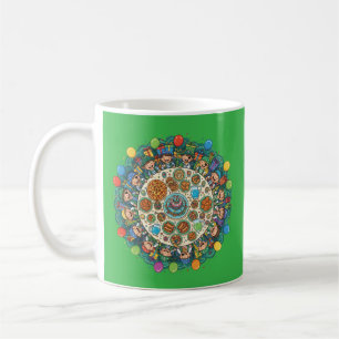 Mug Fête de costume de pirate vert pour enfants