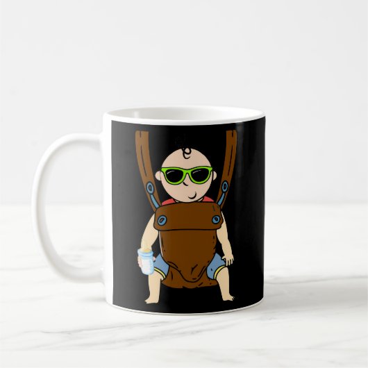 Mug Fête de couche pour papa d'être nouveau bébé Douch (Gauche)