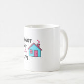 Mug Fête de crémaillère On a les Clés (Devant droit)