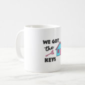 Mug Fête de crémaillère On a les Clés (Devant gauche)