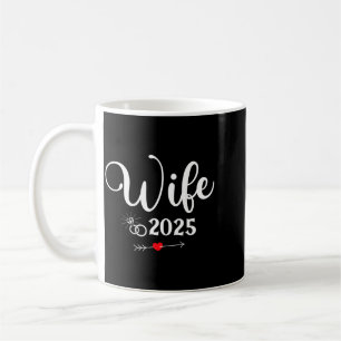 Mug Fête de fiançailles 2025 Femme Mari Époux Assortis