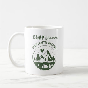 Mug Fête de Fiançailles de Camping en Campagne