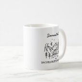 Mug Fête de Fiançailles Simple Moderne de Camping dans (Devant droit)