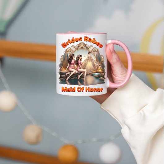 Mug Fête de filles de la mariée avec style