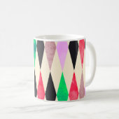 Mug Fête de grunge d'aquarelle transparente (Devant droit)