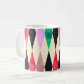 Mug Fête de grunge d'aquarelle transparente (Devant gauche)