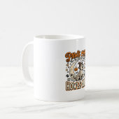 Mug Fête de hurlement d'Halloween pour chiens (Devant gauche)