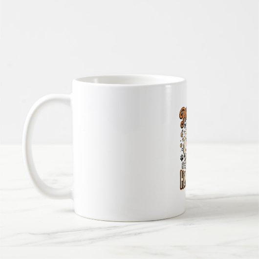 Mug Fête de hurlement d'Halloween pour chiens (Gauche)