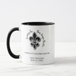 Mug Fête de la Bachelorette Noire et Blanc :