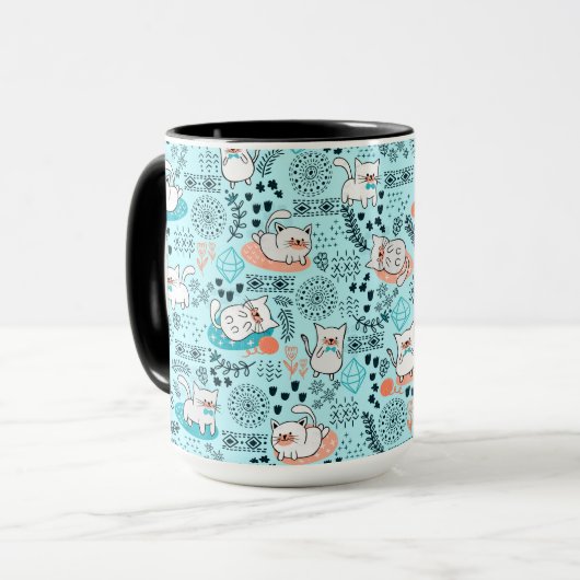 Mug Fête de la chatte (Devant gauche)