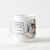 Mug Fête de la mère de la fille (Devant gauche)