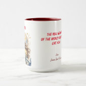 Mug Fête de la mère de Super Maman (Centre)