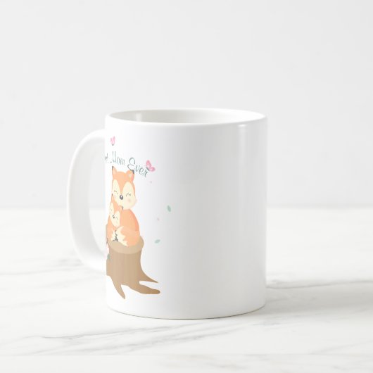 Mug Fête de la mère et du bébé Foxes (Devant gauche)