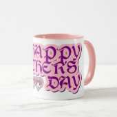 Mug fête de la mère heureuse (Devant droit)