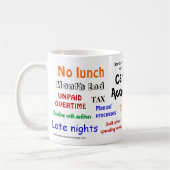 Mug Fête de la réussite de l'examen comptable (Gauche)