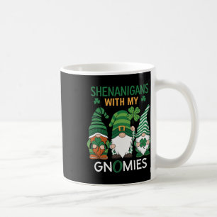 Mug Fête de la Saint-Patrick Chanceux Trèfle Gnomes Lé