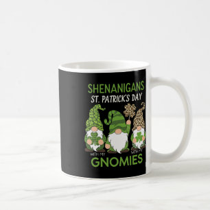 Mug Fête de la Saint-Patrick Gnome Léopard Chanceux Ir