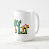 Mug Fête de la Saint Patrick Lucky & Lit (Devant droit)