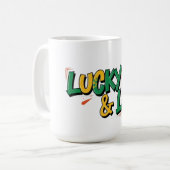 Mug Fête de la Saint Patrick Lucky & Lit (Devant gauche)