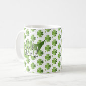 Mug Fête de la Saint-Patrick Maman chanceuse (Devant gauche)