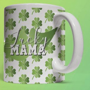 Mug Fête de la Saint-Patrick Maman chanceuse