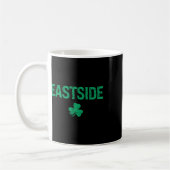 Mug Fête de la Saint-Patrick Shamrock côté est irlanda (Gauche)
