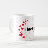 Mug fête de la Saint-Valentin amour couple cadeau roma (Devant gauche)
