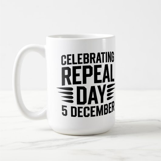 Mug Fête de l'Abrogation Jour 5 Décembre (Gauche)