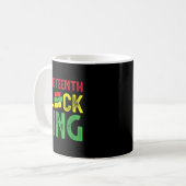 Mug Fête de l'émancipation du roi noir de la juneteent (Devant gauche)