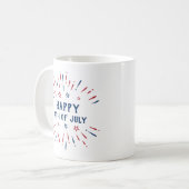 Mug Fête de l'Indépendance 4 juillet patriotique améri (Devant gauche)