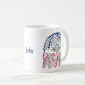 Mug Fête de l'Indépendance Aigle américain (Devant droit)