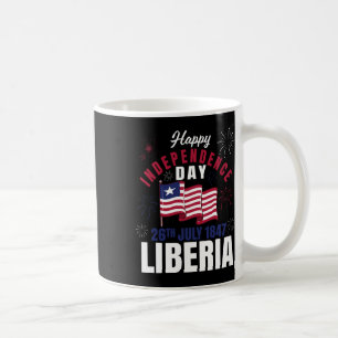 Mug Fête de l'indépendance du Libéria Drapeau libérien
