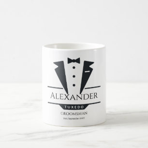 Mug Fête de mariage Tuxedo Cadeaux Groomsman