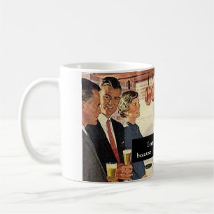 Mug Fête de mariage vintage amusante / Chauffage de ma