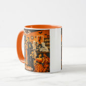 Mug Fête de martini Halloween Moderne du Milieu du Siè (Devant gauche)