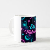 Mug Fête de Neon Eid Moubarak (Devant gauche)