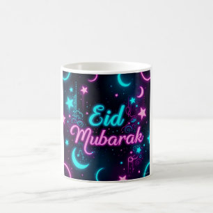 Mug Fête de Neon Eid Moubarak
