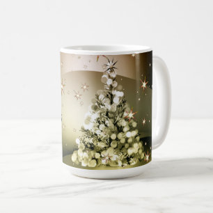 Mug Fête de Noël Arbre d'Or brillant Étincelles