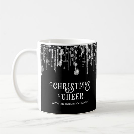 Mug Fête de Noël Black String (Gauche)