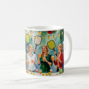 Mug Fête de Noël de Pickball