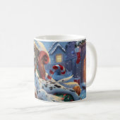 Mug Fête de Noël des Chiens de Dalmatie (Devant droit)