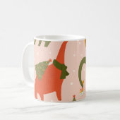 Mug Fête de Noël Dino : Tree Rex (Devant gauche)