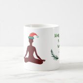 Mug Fête de Noël et Joyeux Yoga du Nouvel An (Centre)